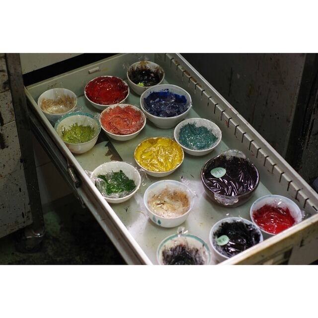 庵治漆(漆器・庵治石)カップ(L)オリーブグリーン