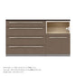 高さ91.3cm・幅160cm 家電収納付き 本体スタッコホワイト セラミック天板 キッチンカウンター｜AU
