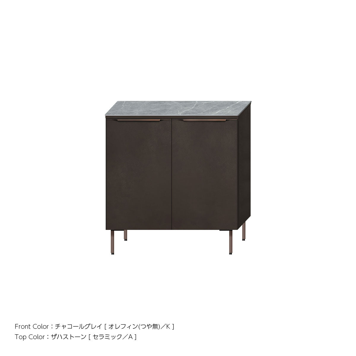 クオリア サイドボード セラミック天板 幅800mm｜IK