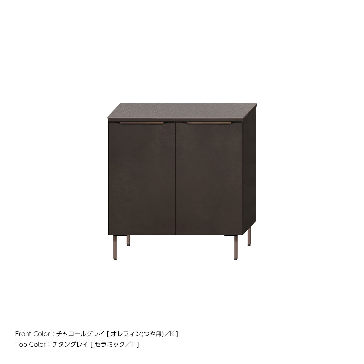 クオリア サイドボード セラミック天板 幅800mm｜IK