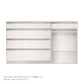SW キッチンカウンター 幅160cm 高さ96.3cm（4段引出し 幅100cm + 引出し + オープン 幅60cm）