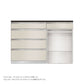 高さ96.3cm・幅140cm ダストスペース付き セラミック天板 キッチンカウンター｜SW
