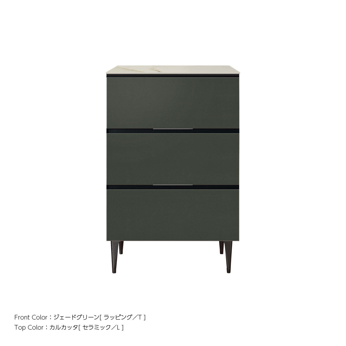 綾野製作所 ゼノノワール 幅60cm サイドボード 引出し