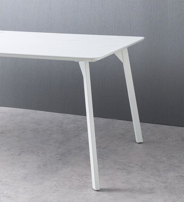 白小口天板×白スリムライン脚