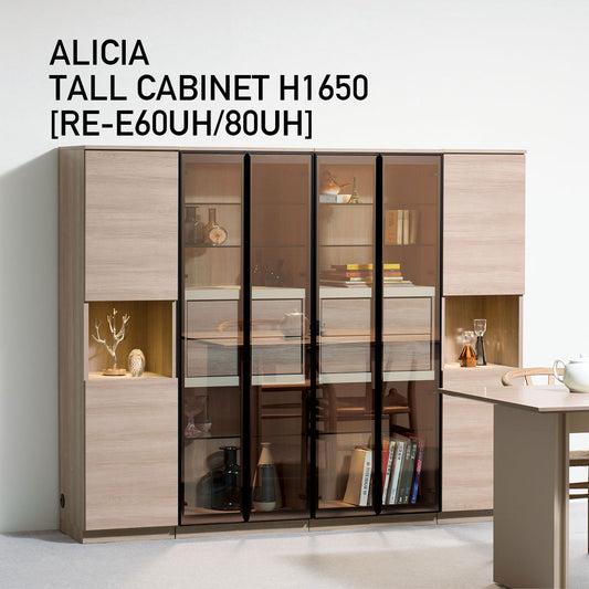 ALICIA アリシア トールキャビネット 観音開き 高さ1650mm【RE-E】