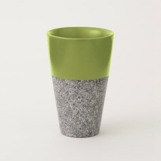 庵治漆（漆器・庵治石）カップ（L）オリーブグリーン